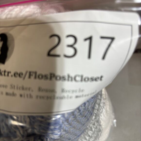 Lola Ombre Knit Stripe Open Front Hooded Cardigan Sweater M Cottage Boho Beach - Picture 13 of 13